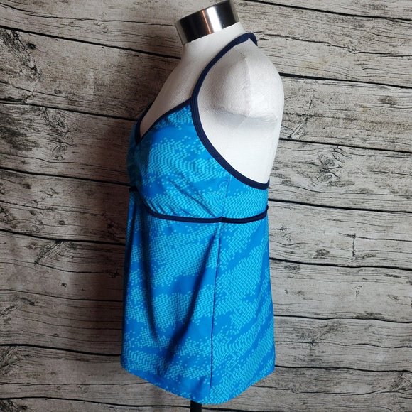 Champion C9 - Women’s Swim Tankini Top Large 12-14 - Blue - Polyester - Picture 2 of 7